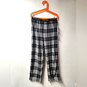 Calvin Klein -Black and White Plaid Pants